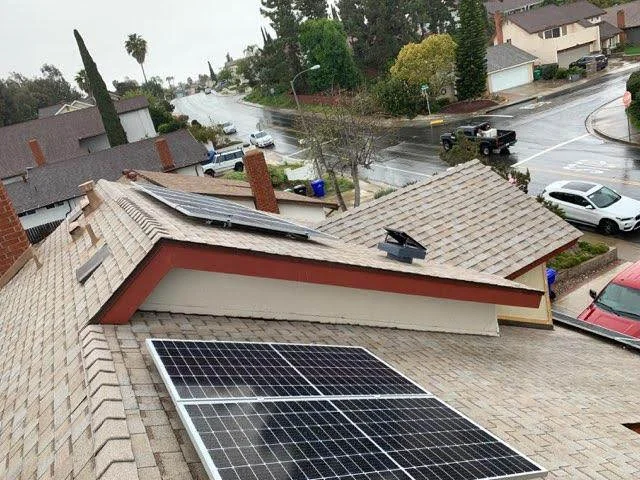 New Owens Corning Cool Roof & Solar PV; with a new Solar Powered Attic Fan!