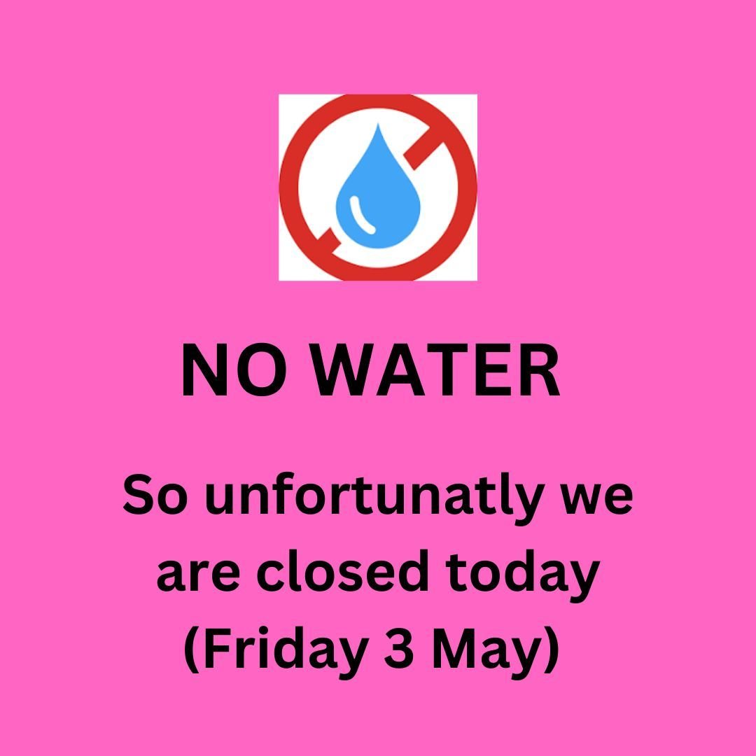 Sorry folks, but like so many other businesses in the area, we have no water so cannot open. Let's hope Southern Water sorts it soon.

#cakeroom #hastings #trinitytranglehastings #AmericanGroundHastings