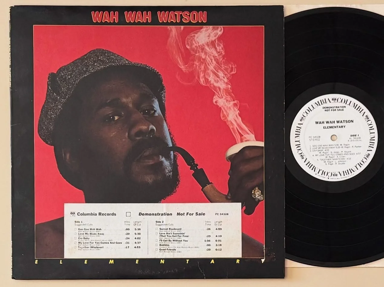 Record of the Day: minty hard to find 1976 promo! With three scorching jazzy funk tracks, soul songs too. He was in Herbie Hancock&rsquo;s 70&rsquo;s funk band, he plays on this too. The store is open today 12 to 6 come on in!

#wahwahwatson #herbieh
