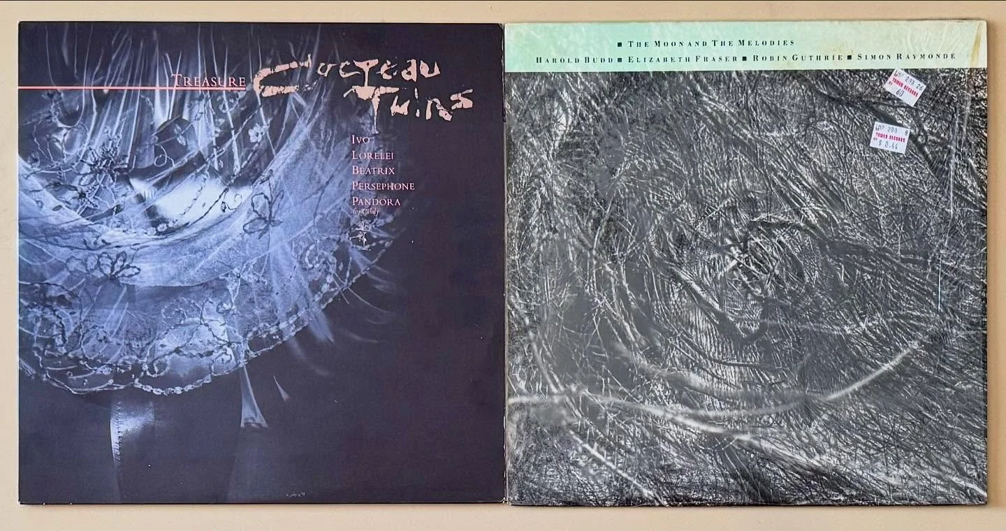 Records of the Day: rare pristine originals! The store is open 11 to 6 come on in.

#cocteautwins #haroldbudd #4adrecords #gothmusic #dreampop #indierock #ukpressing #mintcondition #recordsforsale #rarerecords #recordcollecting #recordshopping #recor