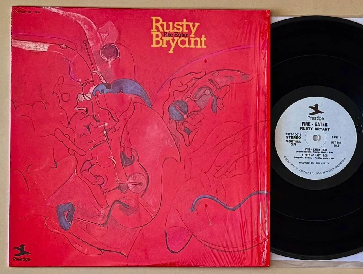 Record of the Day: pristine and rare white label promo, smokin soul-jazz sampled by so many famous hip-hoppers! The store is open 11 to 6 come on in.

#rustybryant #fireeater #sampled #souljazz #funkjazz #funkymusic #mintcondition #pristine #rarereco