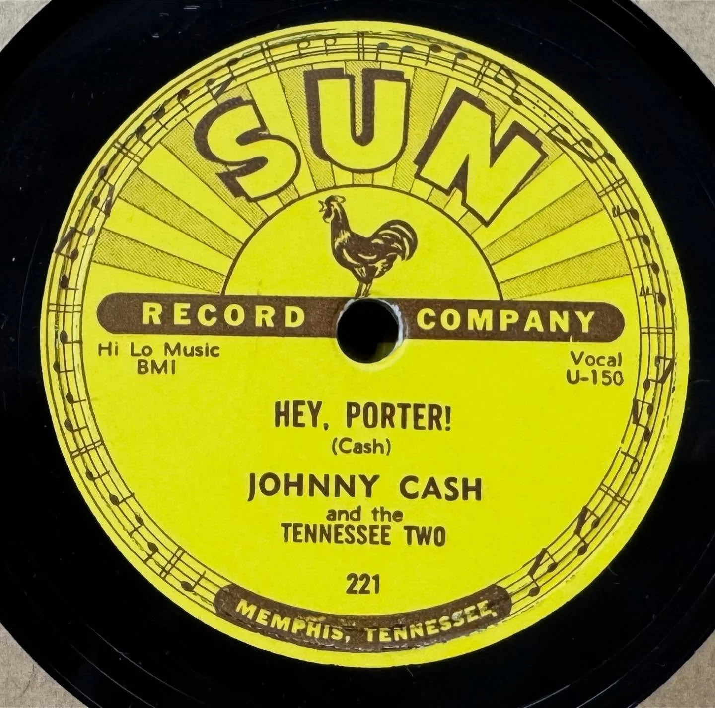 Records of the Day: pristine 1956 Sun 78s, very rare let alone in this immaculate condition! We sold the 1955 Folsom Prison one and the sold the Carl Perkins Blue Suede Shoes one on Sun, still have his killer Matchbox 78&hellip;. A HEADS UP: the stor