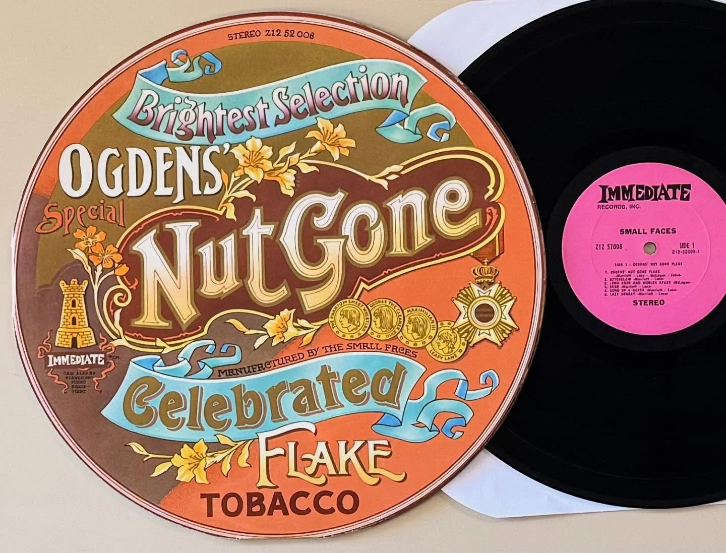 Record of the Day: rare minty cover US original! One side VG+ one side weak VG+. A perfect upgrade for the wild multi-panel circular fold open M- cover. The store has been getting some great used albums this week, more to come today! Plus three shipm