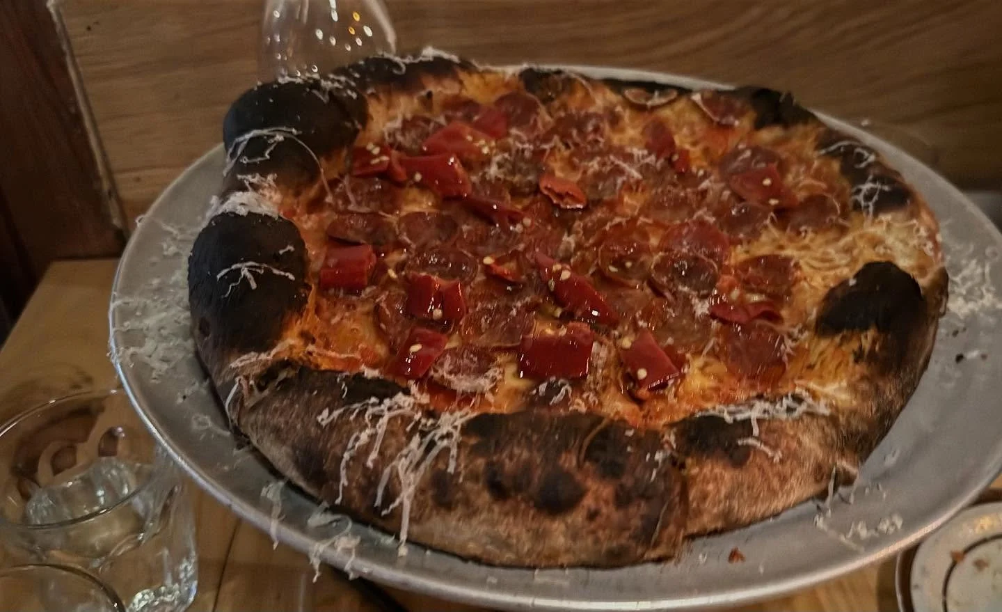 We ate at @JulesPizza in the lower Haight last night and it did meet the hype, one of the best pizzas I&rsquo;ve ever had. Yes we had to wait almost two months to get in but at least they take reservations, it&rsquo;s not like you&rsquo;re waiting ho