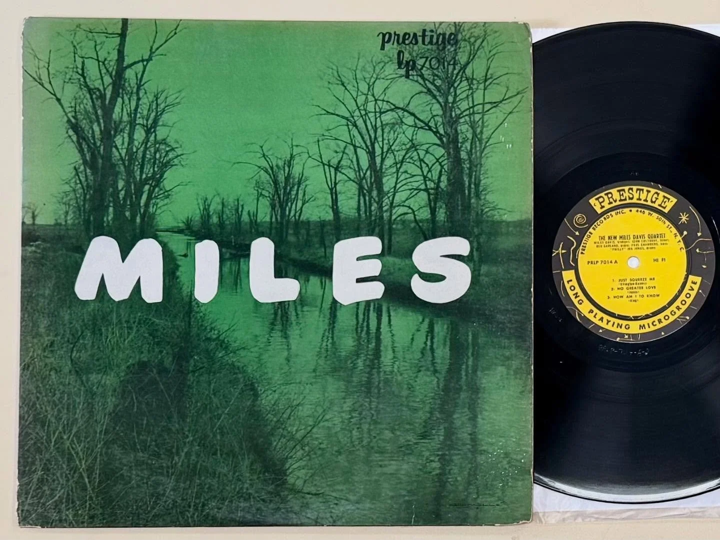 Record of the Day: VG+ DG RVG OG! From 1956 with a young John Coltrane. Sounds great. The store is open 11 to 6 come on in!

#milesdavis #johncoltrane #rudyvangelder #prestigerecords #bebop #rarejazz #rarerecords #vintagerecords #recordsforsale #reco