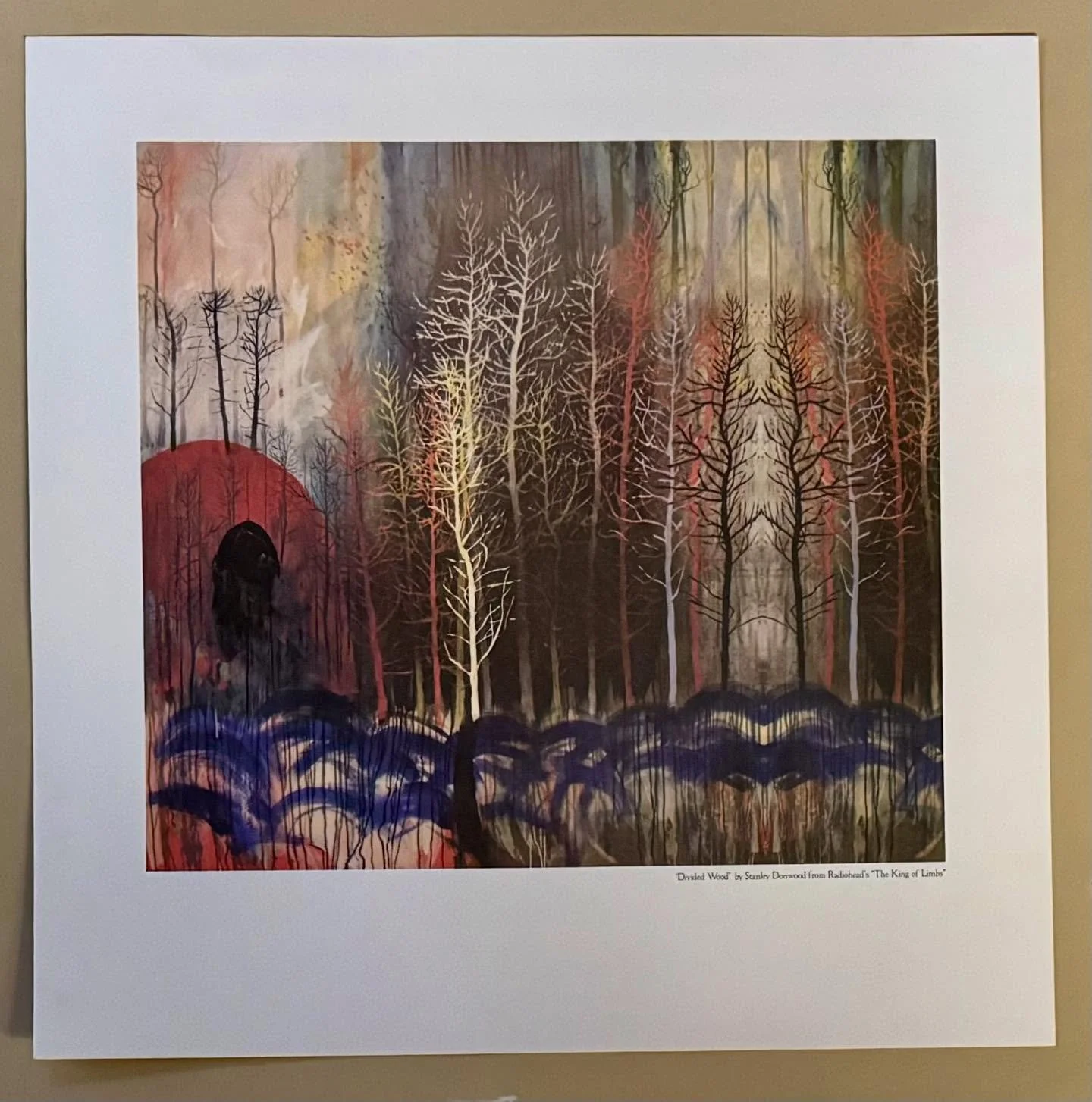 Cool Item of the Day: very rare amazing looking promo only Radiohead lithograph from 2011. Mint- condition on very thick paper. Not for sale on eBay and no completed auctions either. Good price too. The store is open today 11 to 4. We&rsquo;re gettin