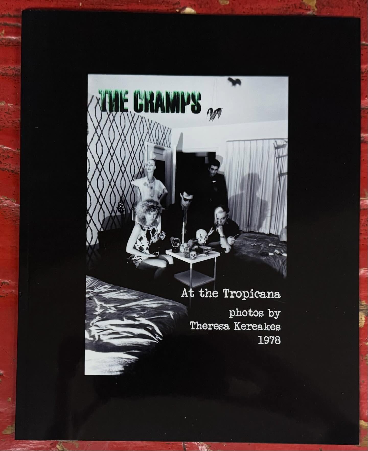 Cool Item of the Day: great looking new &ldquo;booklet&rdquo; swipe to see some inside pages. My distributor calls it a book, it&rsquo;s more like a high end fanzine. For sale in the store, I got one for myself of course. It&rsquo;s the Cramps. We ar