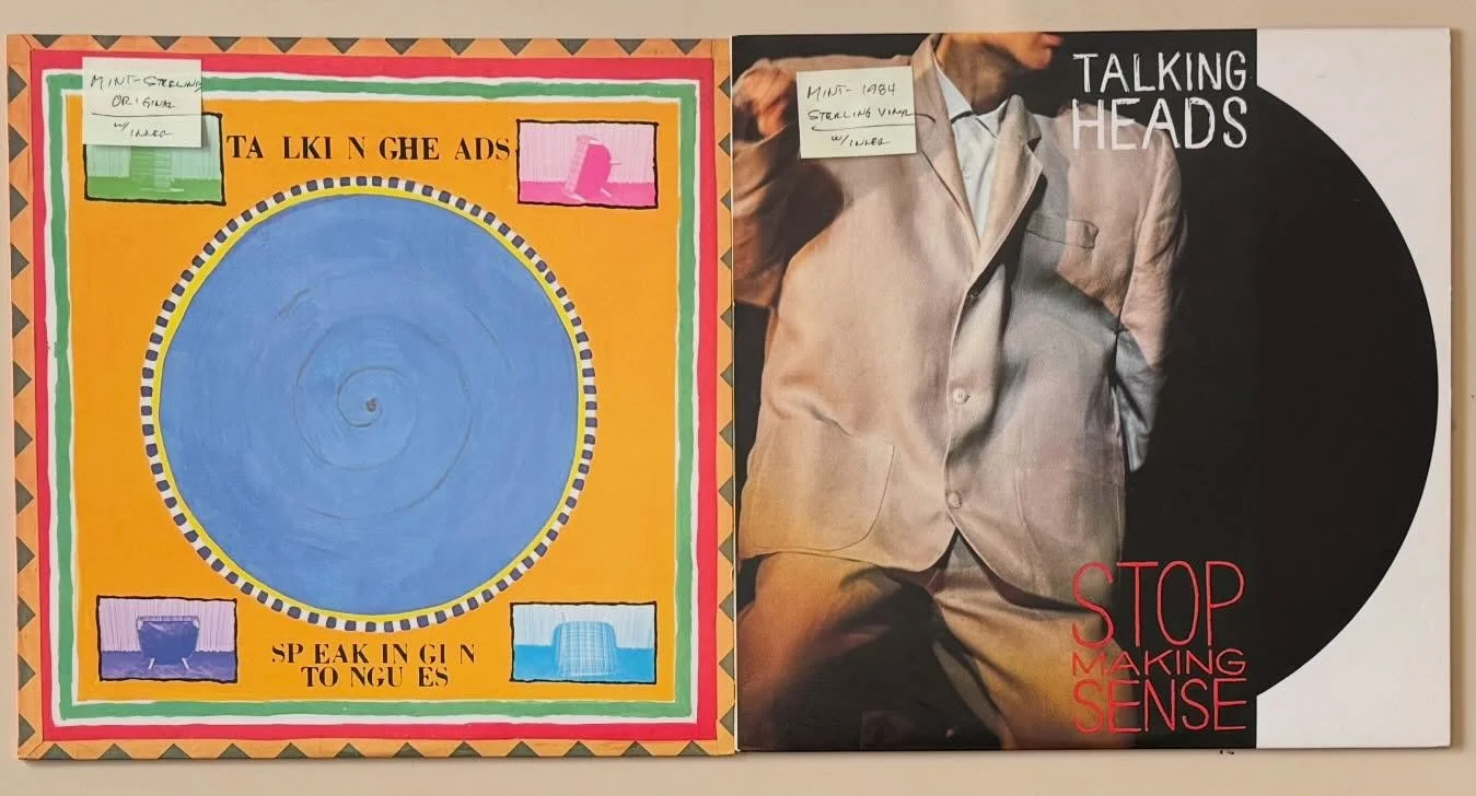 Records of the Day - four minty Talking Heads LPs! Lots of great used stuff in the bins right now. Plus am getting three shipments of new releases and restocks early today, including a bunch of killer reggae titles, new color Lucinda and high end aud