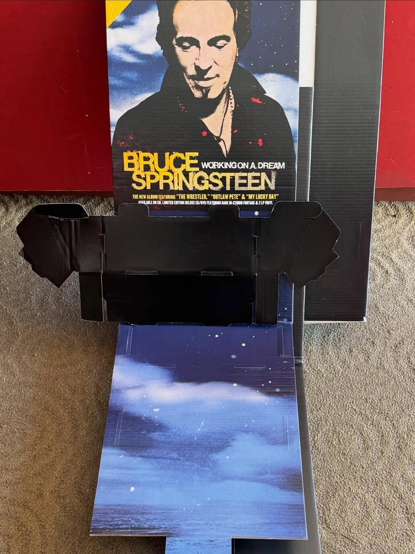 Cool Item of the Day: big promo display for sale in the store! Plus I put out more killer used albums yesterday, and three shipments of new releases and new restocks. The store is open today 11 to 6 and tomorrow for the Monday holiday 11 to 5. Enjoy 