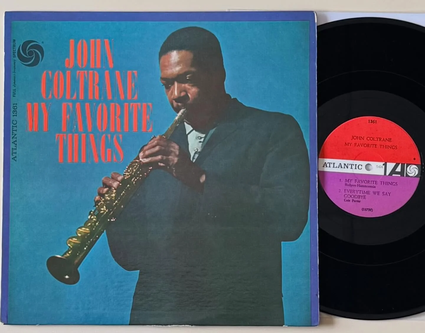 Record of the Day: 1962 mono - side one is VG side two VG+, laminated front cover!!! The store is open today 11 to 6 come on in. A heads up - we will be closed tomorrow - closed on Tuesdays until further notice.

#johncoltrane #myfavoritethings #jazz