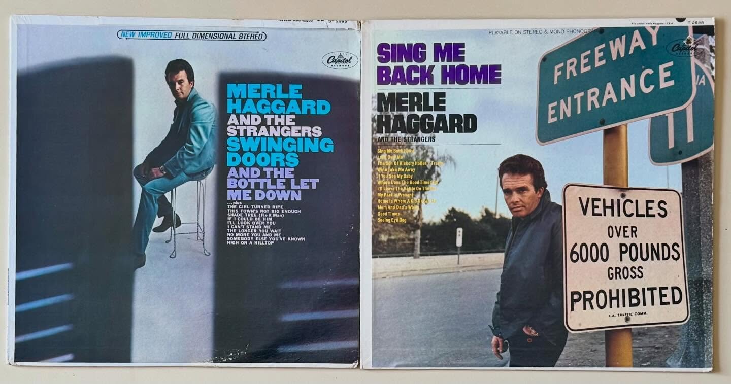 Records of the Day: two clean scarce Merle titles! Plus I got out killer punk the last few days. Plus two shipments of new releases and new restocks. The store is open 11 to 6. Get out in this warm early spring weather and come on in!

#merlehaggard 