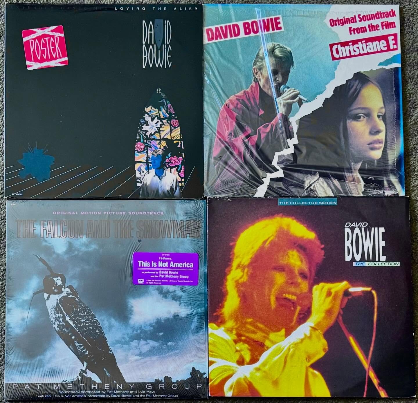 Records of the Day: got some great Bowie&rsquo;s! You&rsquo;ll have to come to the store to see the best titles. Though that Christiane soundtrack is fantastic, all songs from his Berlin era. I&rsquo;ve been putting out great used records this week, 