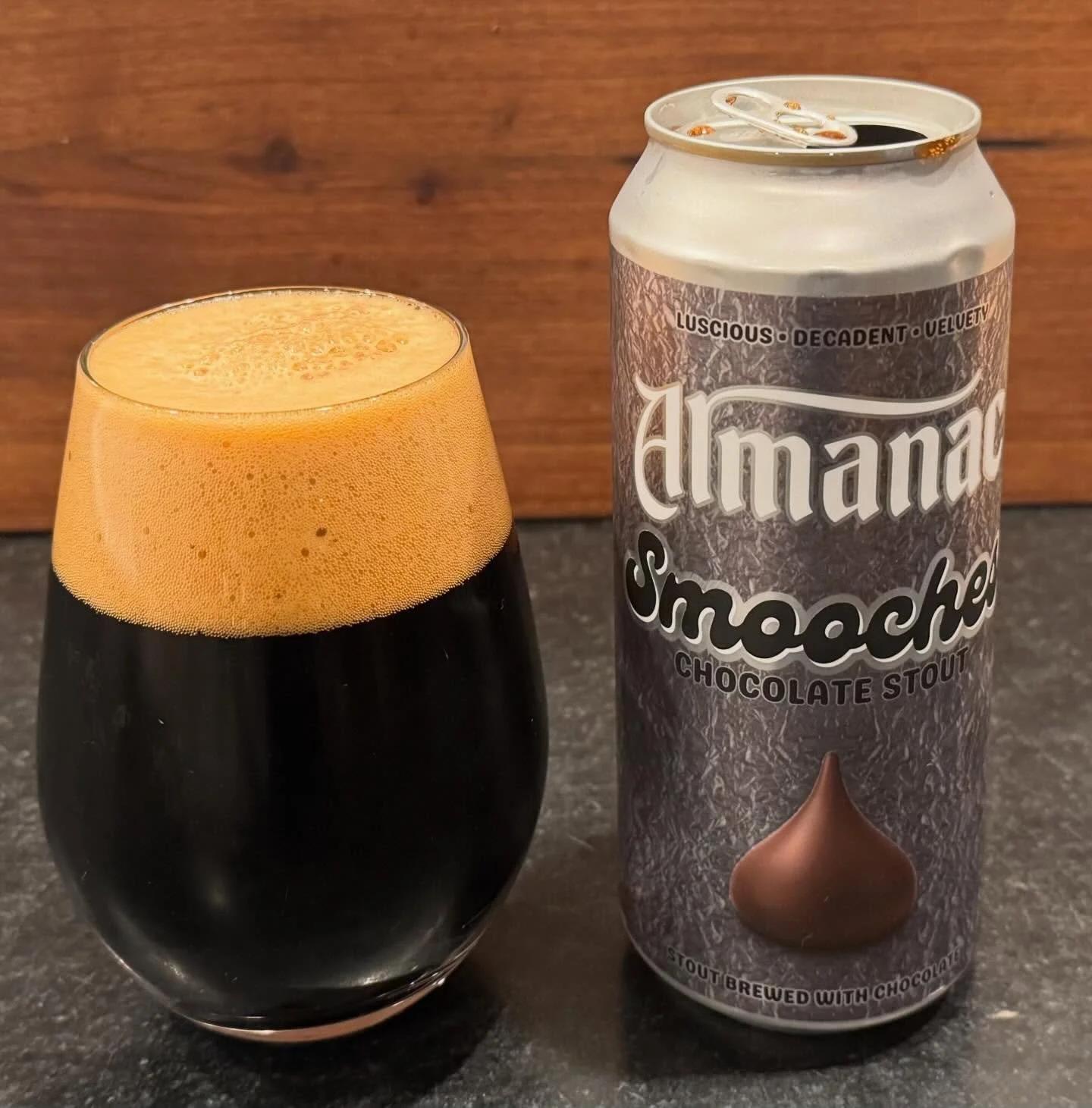 A perfect beer for last night, rainy and a horror thriller on tv. I picked the beer because there was only one can left in the store, figured it must be good. It was.

#almanacbrewing #chocolatestout #norcalbeer #bayareabeer #rarerecords