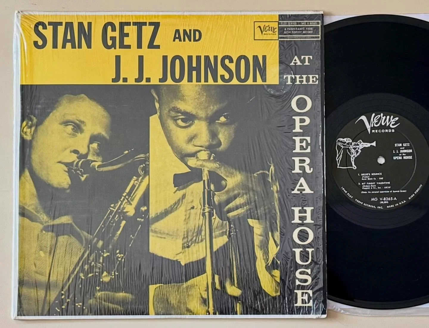 Record of the Day: pristine 1957 original! The store is open 11 to 6 come on in.

#stangetz #jjjohnson #ververecords #jazzrecords #rarejazz