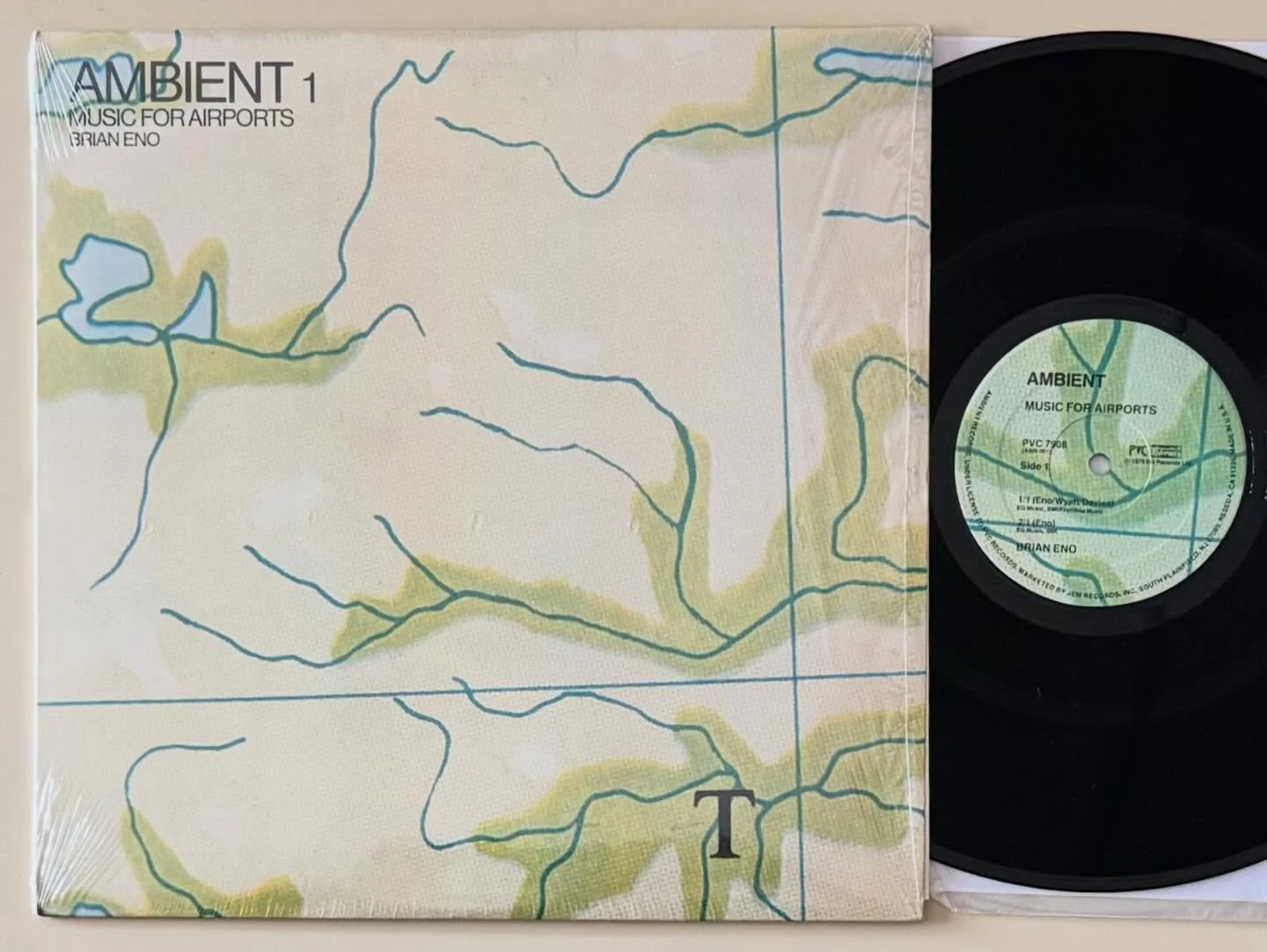 Record of the Day: pristine Sterling original in shrink! The store is open 11 to 6 come on in.

#eno #brianeno #ambientmusic #pristine #rarerecords