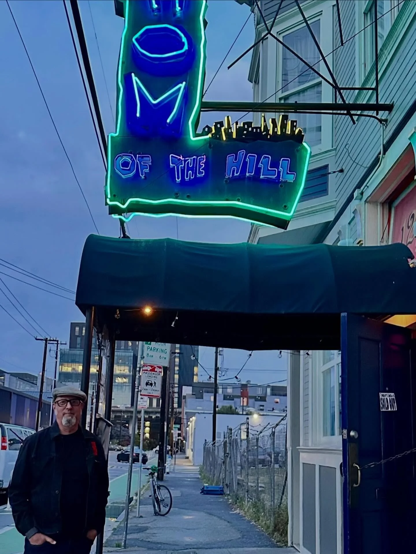 I rarely post photos of myself (IG cut the top and bottom off oh well) but here&rsquo;s one in front of this legendary venue. I&rsquo;ll miss it.

#bottomofthehill #nightclub #livemusic #legendary #sanfrancisco