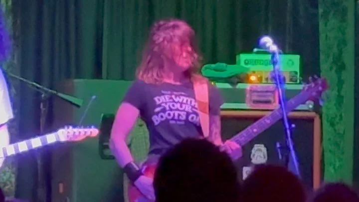 Last night at the Bottom of the Hill. Slomosa from Norway playing &ldquo;Tundra Rock&rdquo;. Not in my usual wheelhouse and I really dug them. Will miss that venue.

#slomosa #stonerrock #tundrarock #bottomofthehill #sanfrancisco