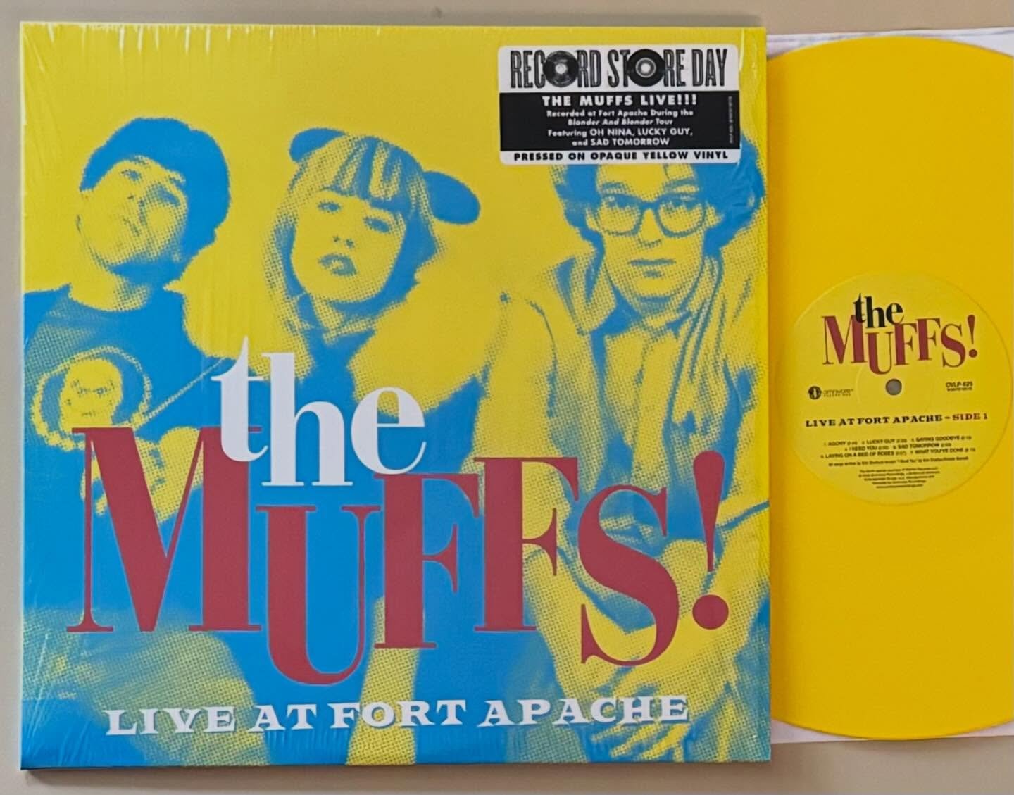 Record of the Day: one of my faves from this year&rsquo;s RSD! Great sound and great music. A Muffs story: I was a DJ at KALX Berkeley from about 1988-98. I had been out of town, went from the airport to get records at home then straight to the stati