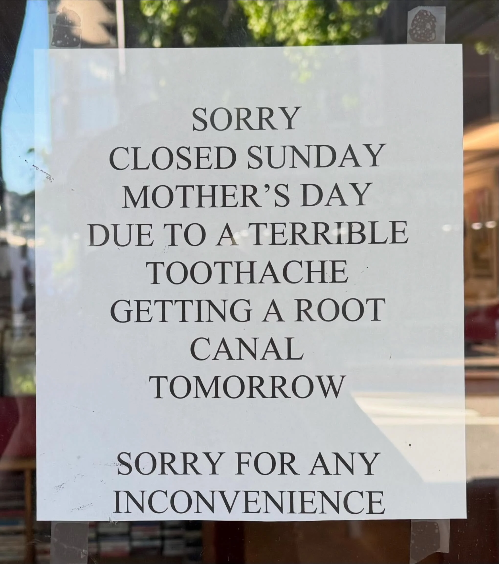 Poor Jason. Hope his wife is happy he&rsquo;s home for Mother&rsquo;s Day. Sorry moms no record shopping at our store today. Have a great holiday anyway.

#mothersday #recordshopping #recordstore #rarerecords #toothache
