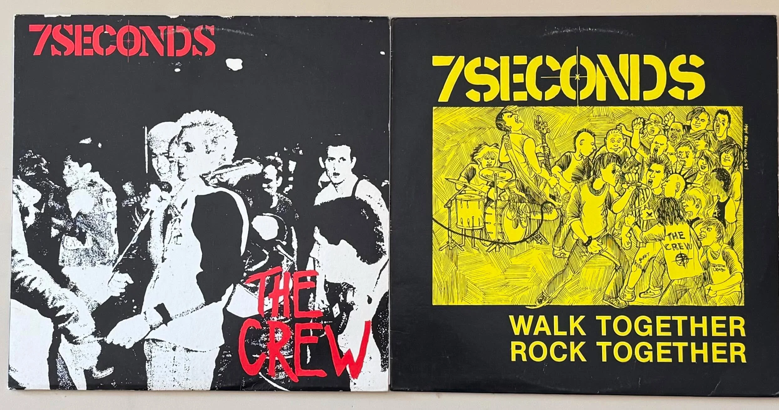 Records of the Day: two great originals with inserts! Also have an OG of their great Old Skool LP with their early recordings. The store is open 12 to 6 today come on in!

#7seconds #punkrecords #rarerecords #recordsforsale #recordstore