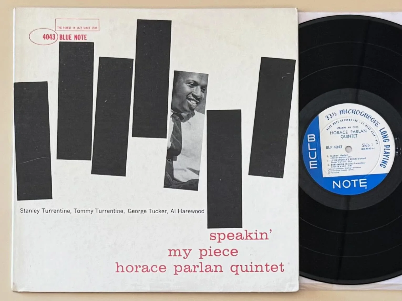 Record of the Day: rare 1960 RVG DG OG!!! Vinyl doesn&rsquo;t look great but most plays VG+. Super nice laminated cover. Did Pettibon get the idea for the Black Flag bars from this cover art?!? The store is open everyday 11 to 6 come on in.

#horacep