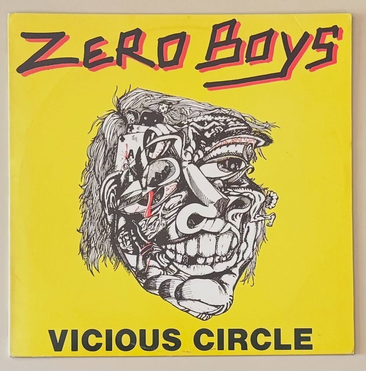 Record of the Day: a rare EX OG of one of the greatest punk albums ever!!! In my top five of hardcore LPs! With the great inner sleeve. The store is open 12 to 6 today come on in!

#zeroboys #hardcorepunk #punkrecords #recordsforsale #rarerecords