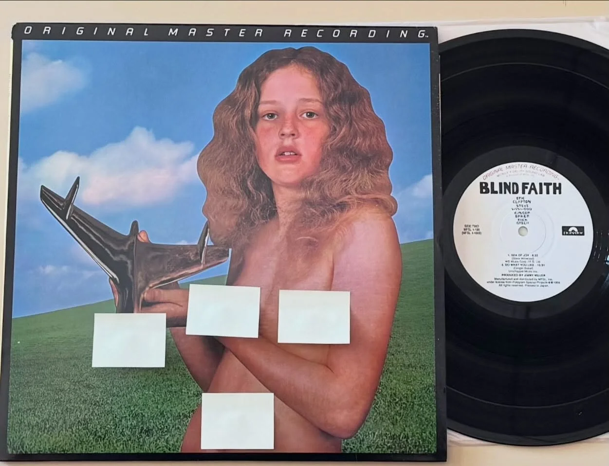 Record of the Day: pristine and rare 1984 Original Master Recording audiophile pressing!!! I&rsquo;ve been putting out killer records all week. The store is open 11 to 6 come on in!

#blindfaith #ericclapton #originalmasterrecording #mobilefidelity #