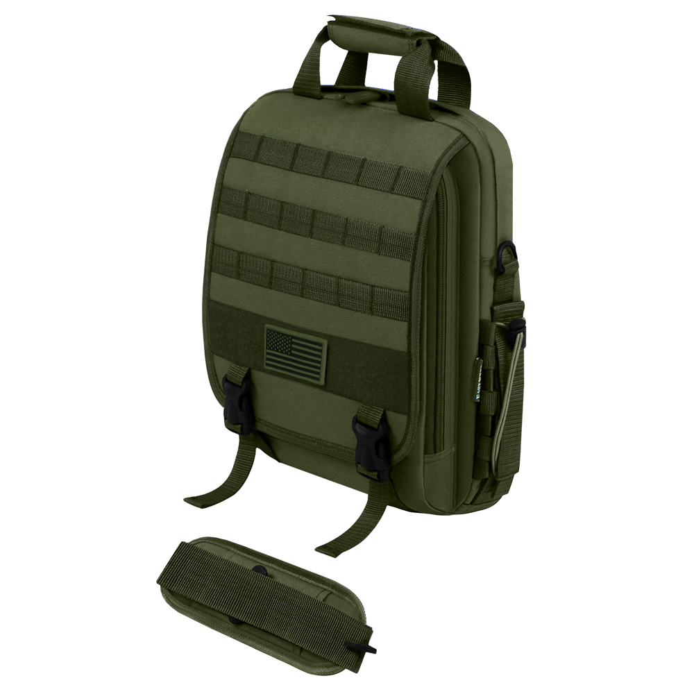 East West USA Tactical Rucksack Tasche MOLLE Laptop Sling Bag schwarz rt510*NEU*