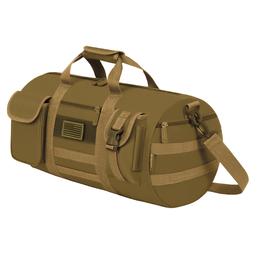 Outdoor Sports Bag East West U.S.A Tactical Outdoor Multi Pockets Heavy Duty Duffel Bag 