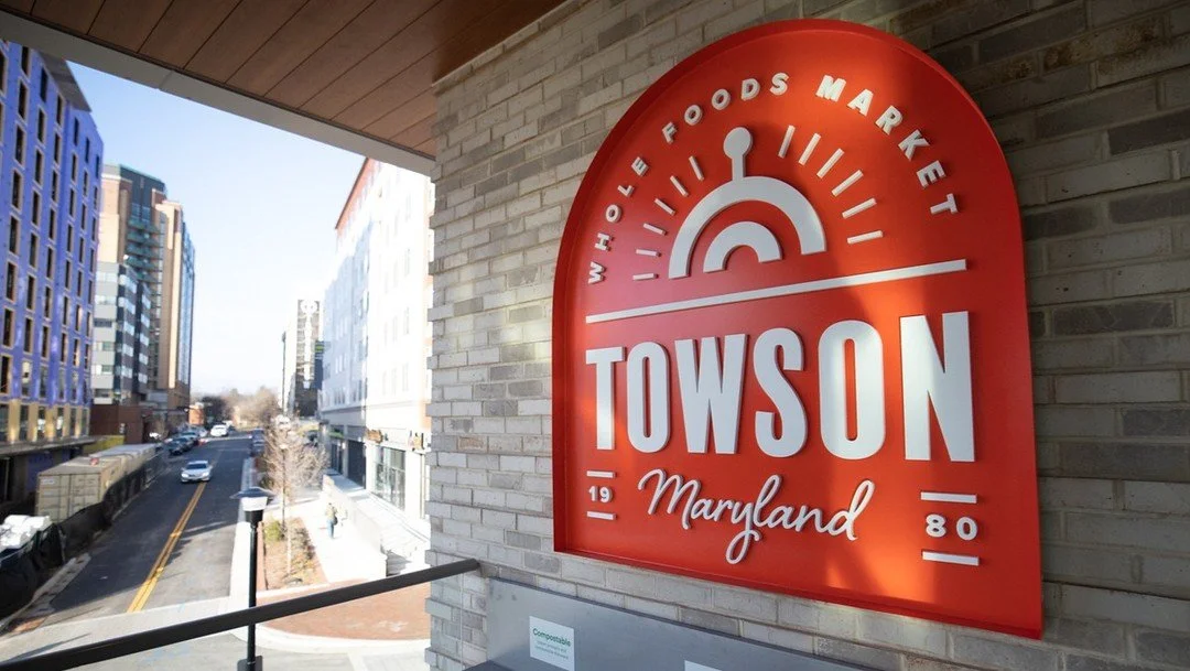 Like butter is to bread, this decor is to the architecture, a perfect match! We loved watching our designs for @wholefoods Towson, MD take shape. Stay tuned for more from this one!