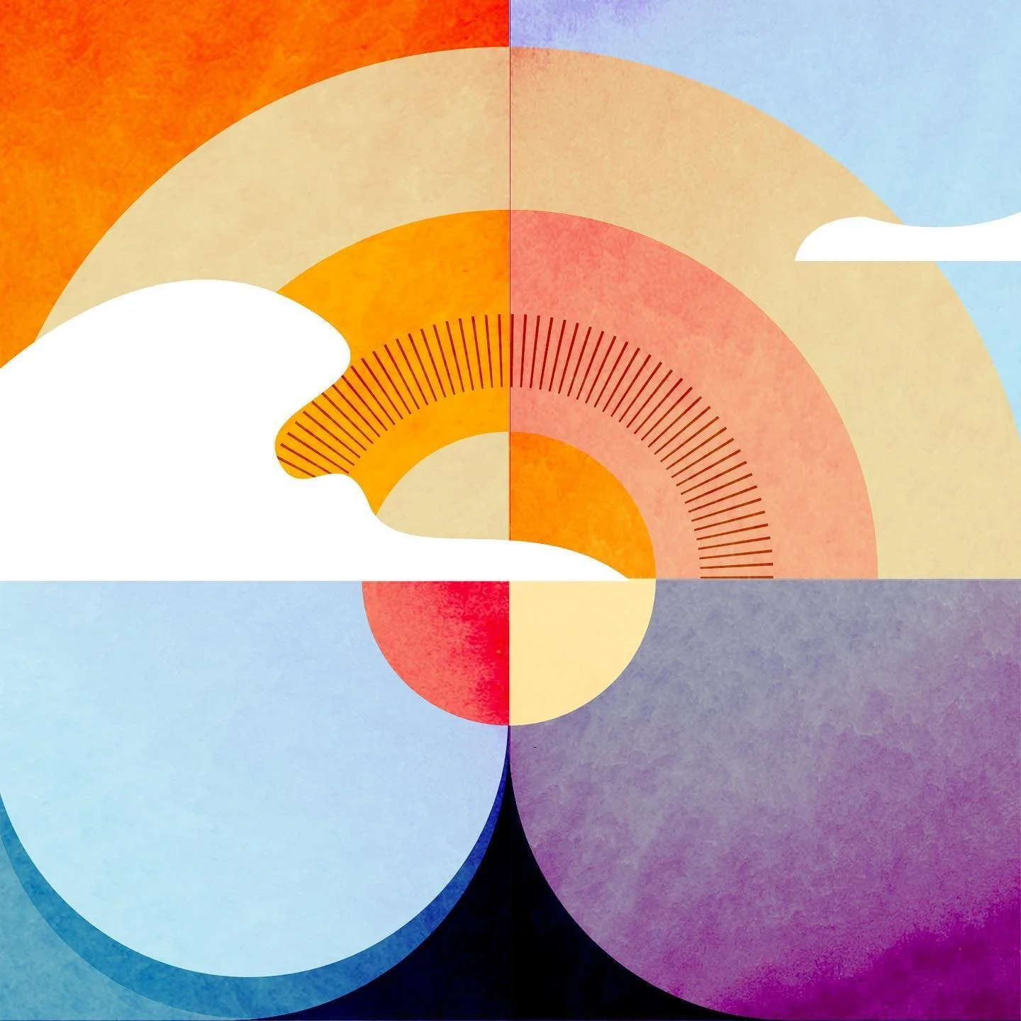 Sunsets over oceans for an upcoming project. More to come! 

.
.
.
.
#retailgraphics #illustration #muralart #patterndesign #greaphicdesign #portlandcreatives #colorblock