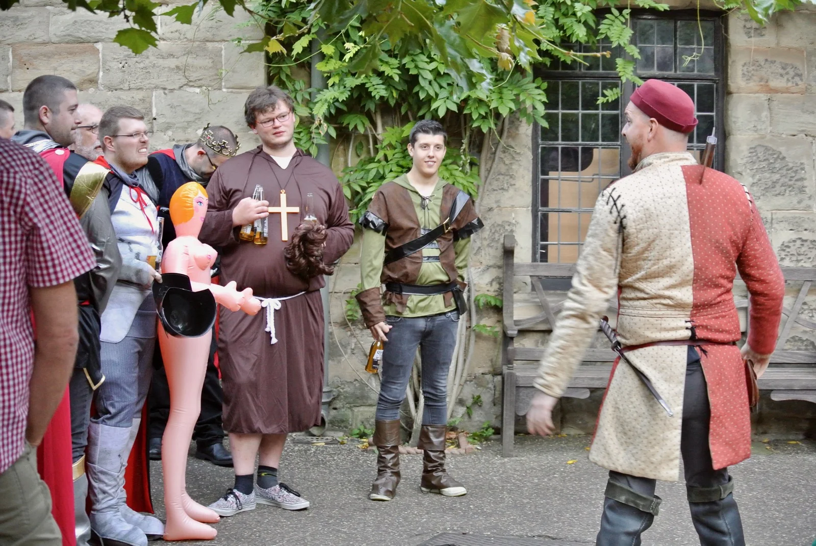 Warwick Castle Events Kingmaker Stags and Squire