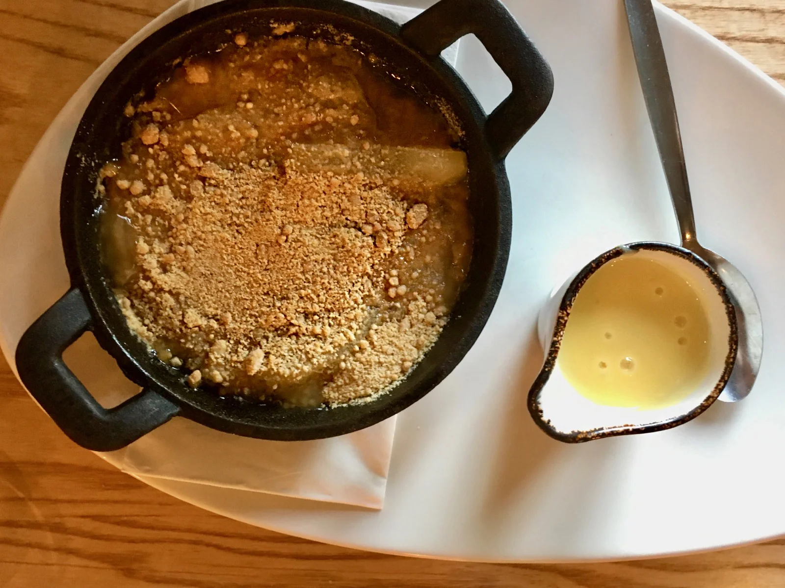 Oldbury Cookhouse and Pub Cider Apple Crumble