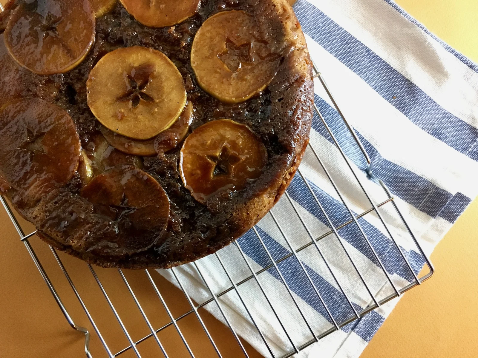The Groovy Food Company Upside Down Sticky Apple Cake