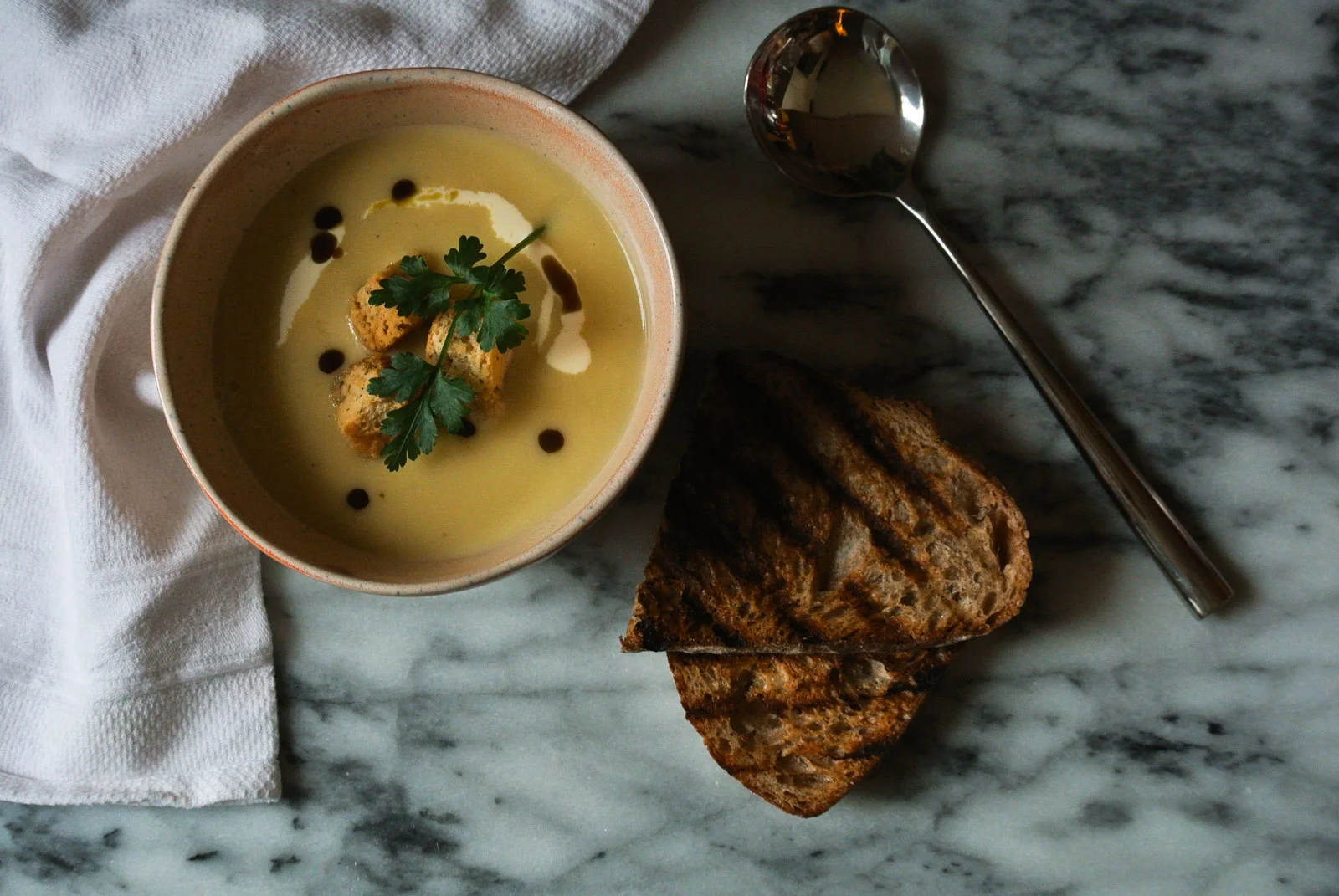 Leek and potato soup