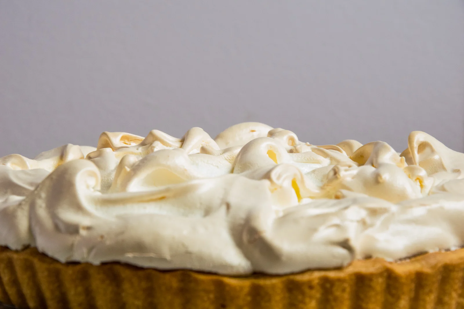 Lemon Meringue Pie Close Up