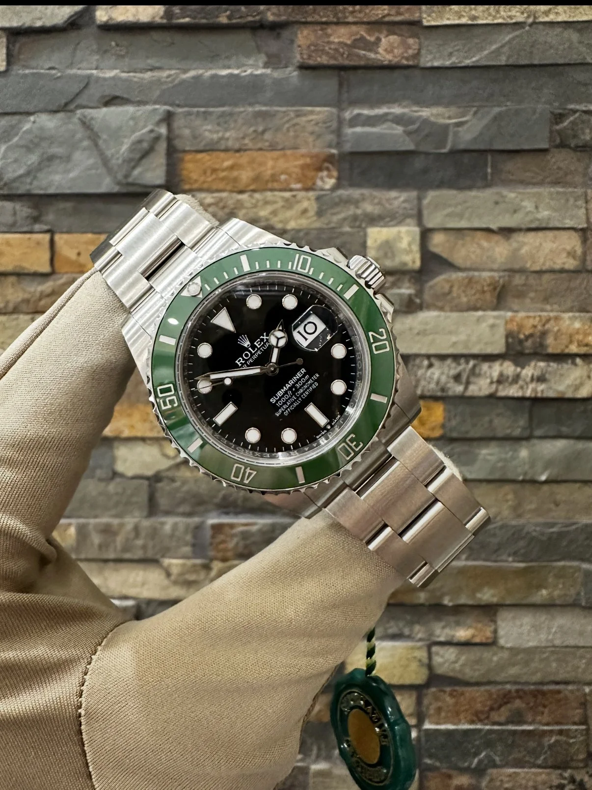 2024 Rolex Starbucks Submariner REF #126610LV with box and papers. Call or stop by our shop