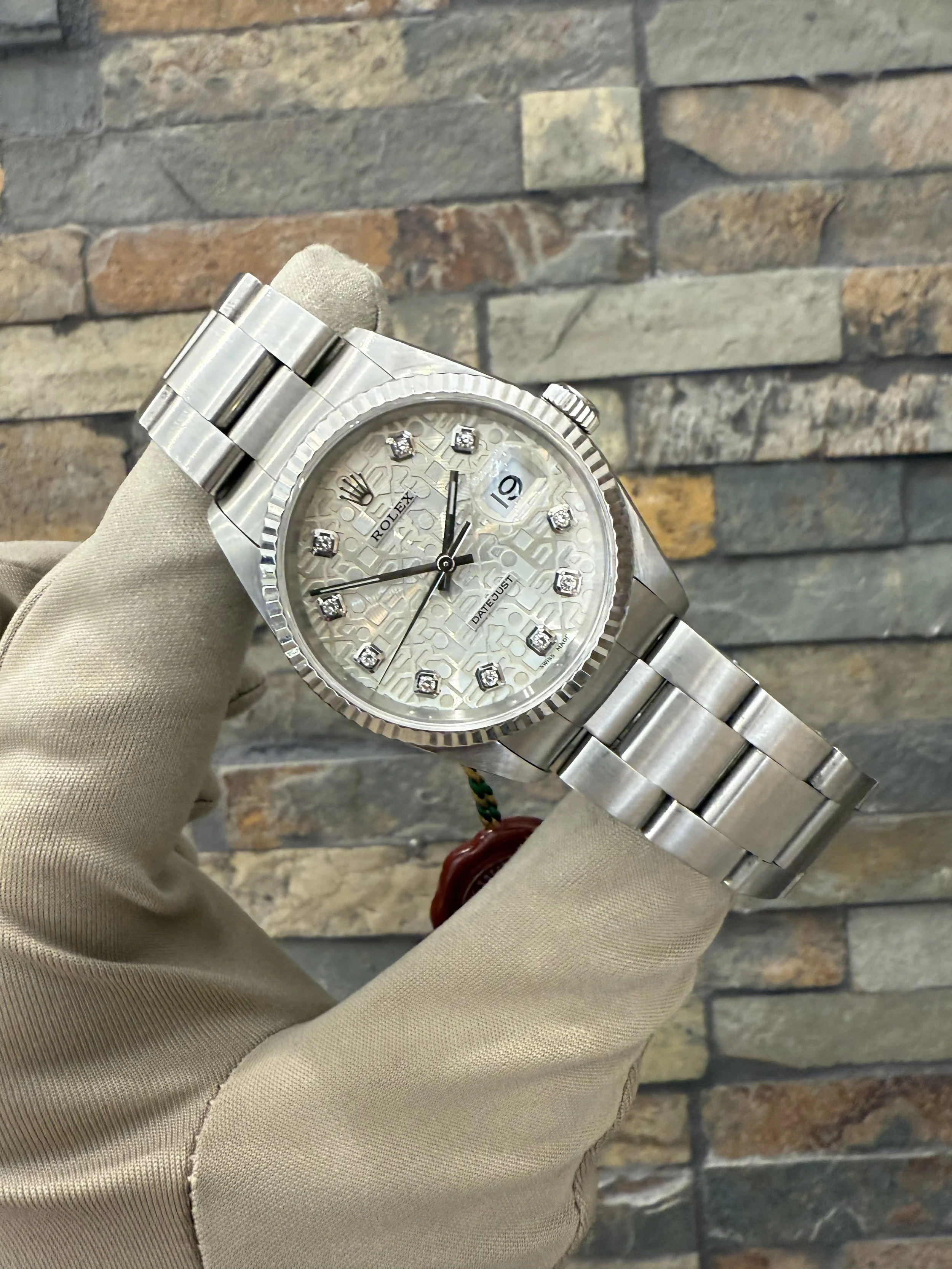 2002 Rolex DJ36 Computer Dial REF #16220 with a box. Call or stop by our shop