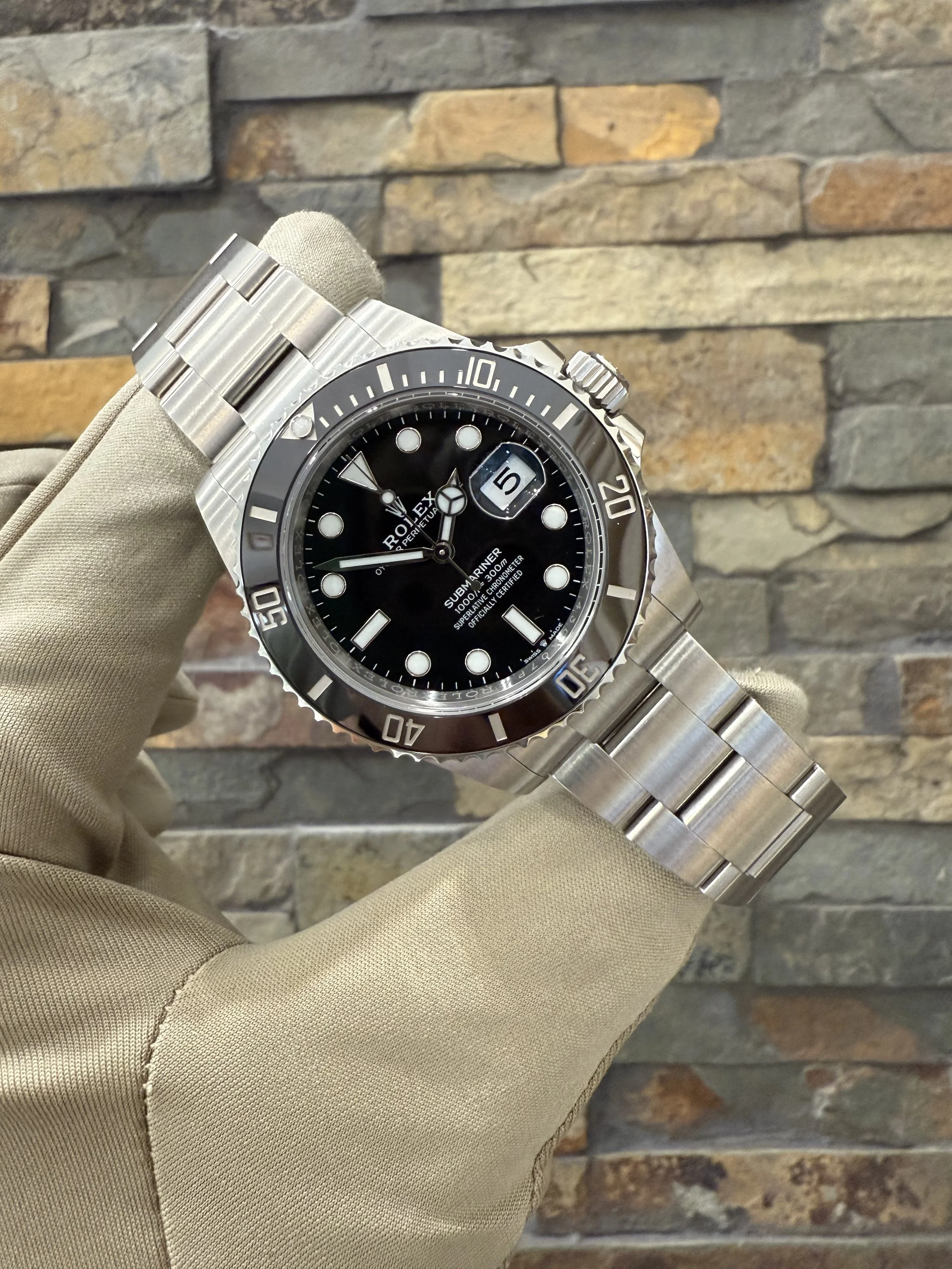 2025 Rolex 41mm Submariner REF #126610LN with box and papers. Call or stop by our shop