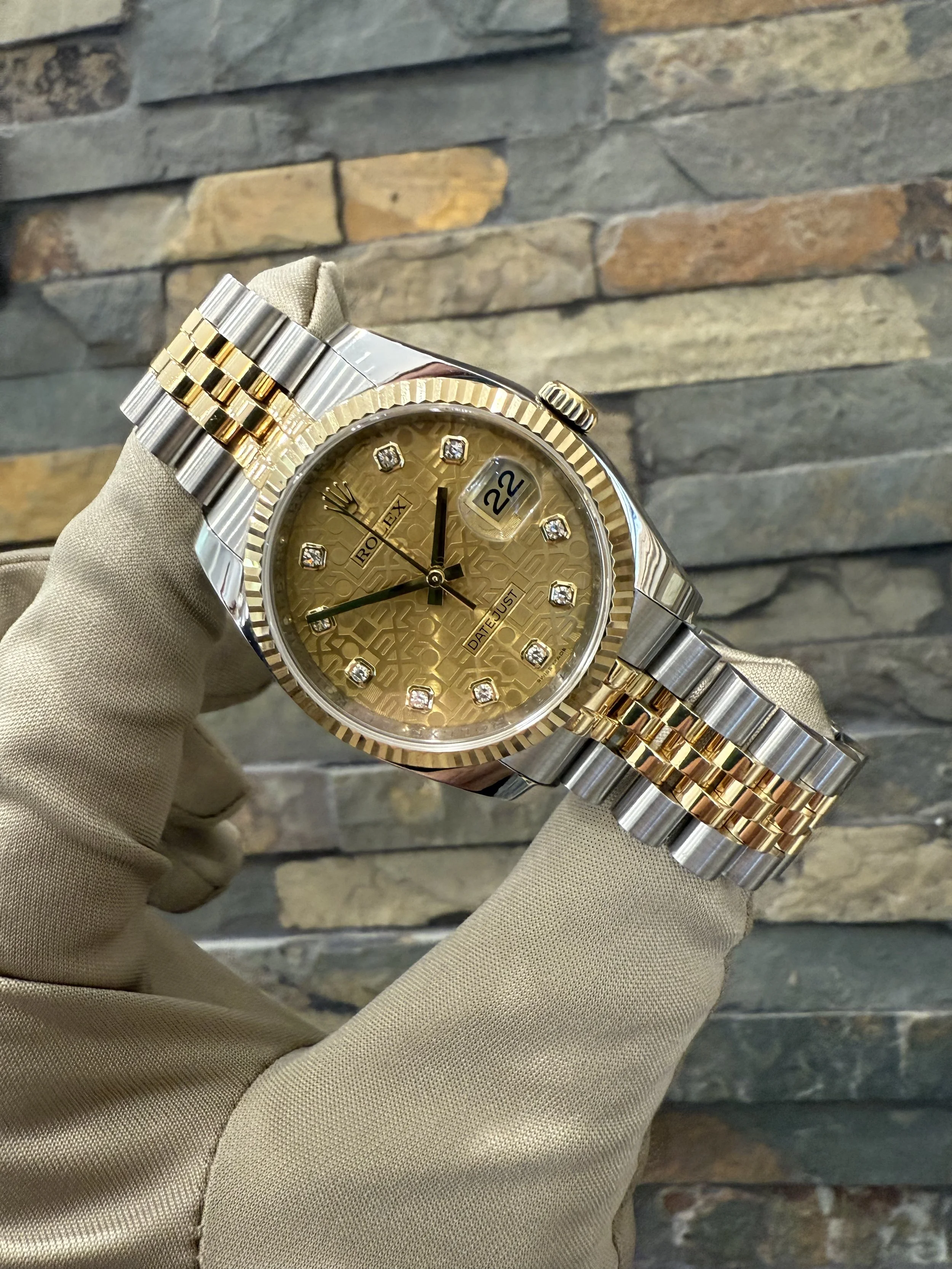 2014 Rolex DJ36 Computer Dial REF #116233 with box and papers. Call or stop by our shop