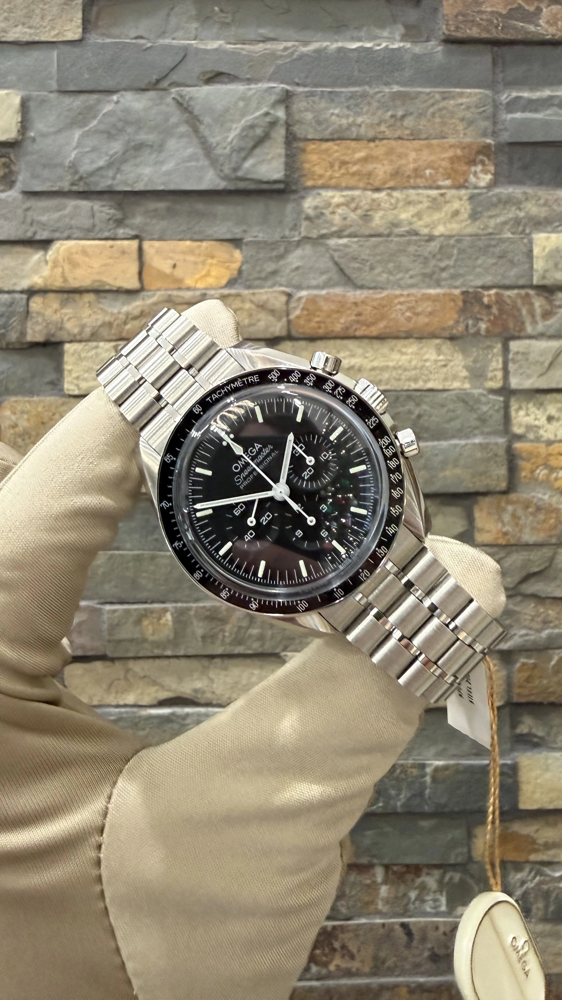 2025 Omega Speedmaster Sapphire Sandwhich REF #310.30.42.50.01.002 with box and papers. Call or stop by our shop