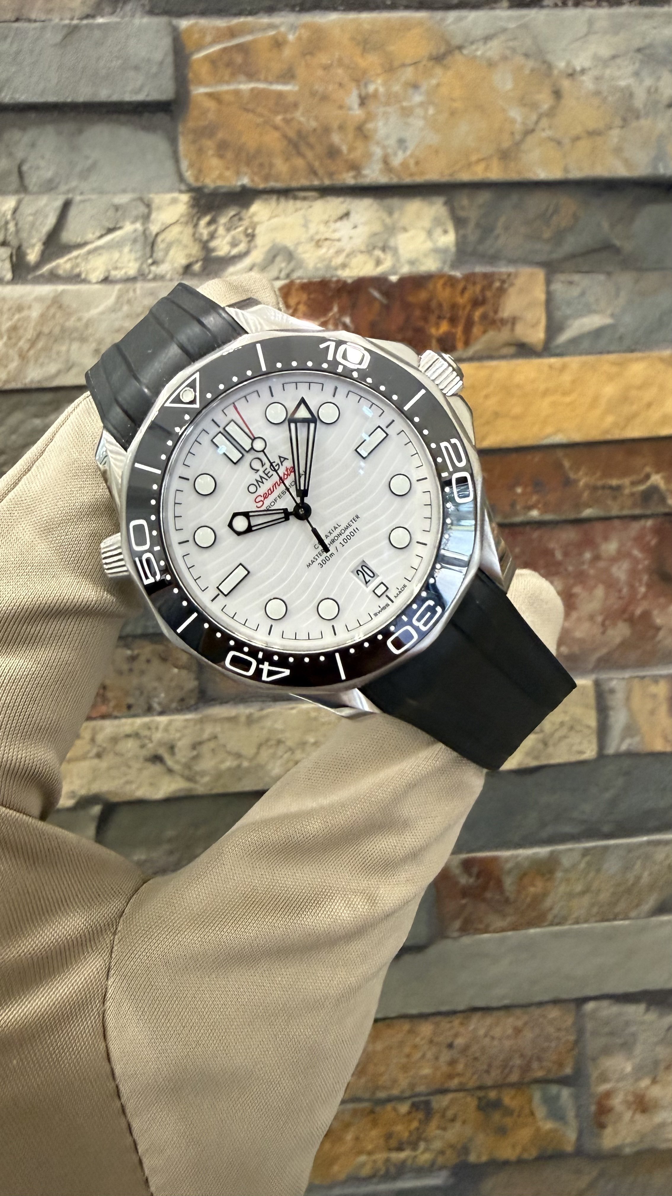 2022 Omega Panda SMP300 REF #210.32 with box and papers. Call or stop by our shop