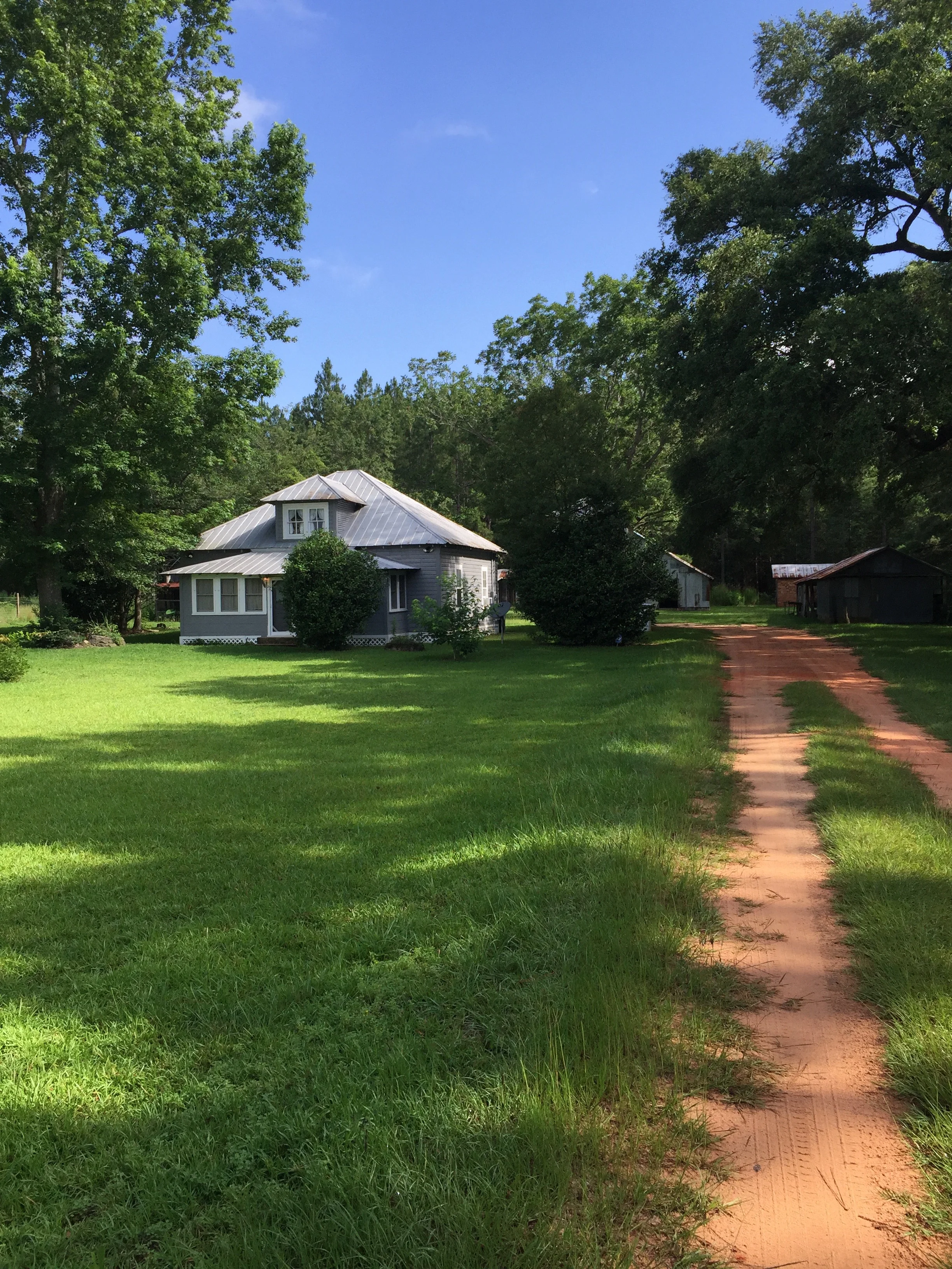 The Family Farmhouse is located in Silverhill, AL and can be rented through these three websites.