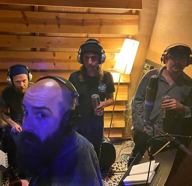 We recorded album number 3 at Musicol yesterday and took a bunch of blurry pictures of the back of each other&rsquo;s heads.  Here&rsquo;s the phone photos that turned out ok.  Thanks @musicolrecording @citizenkeith for being awesome!
