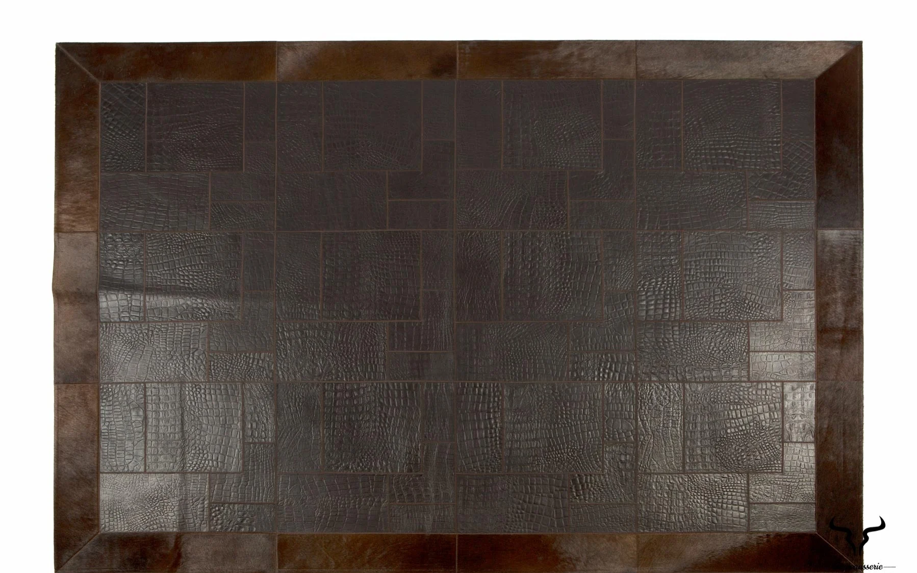 Tapis croco-vache marron.jpg