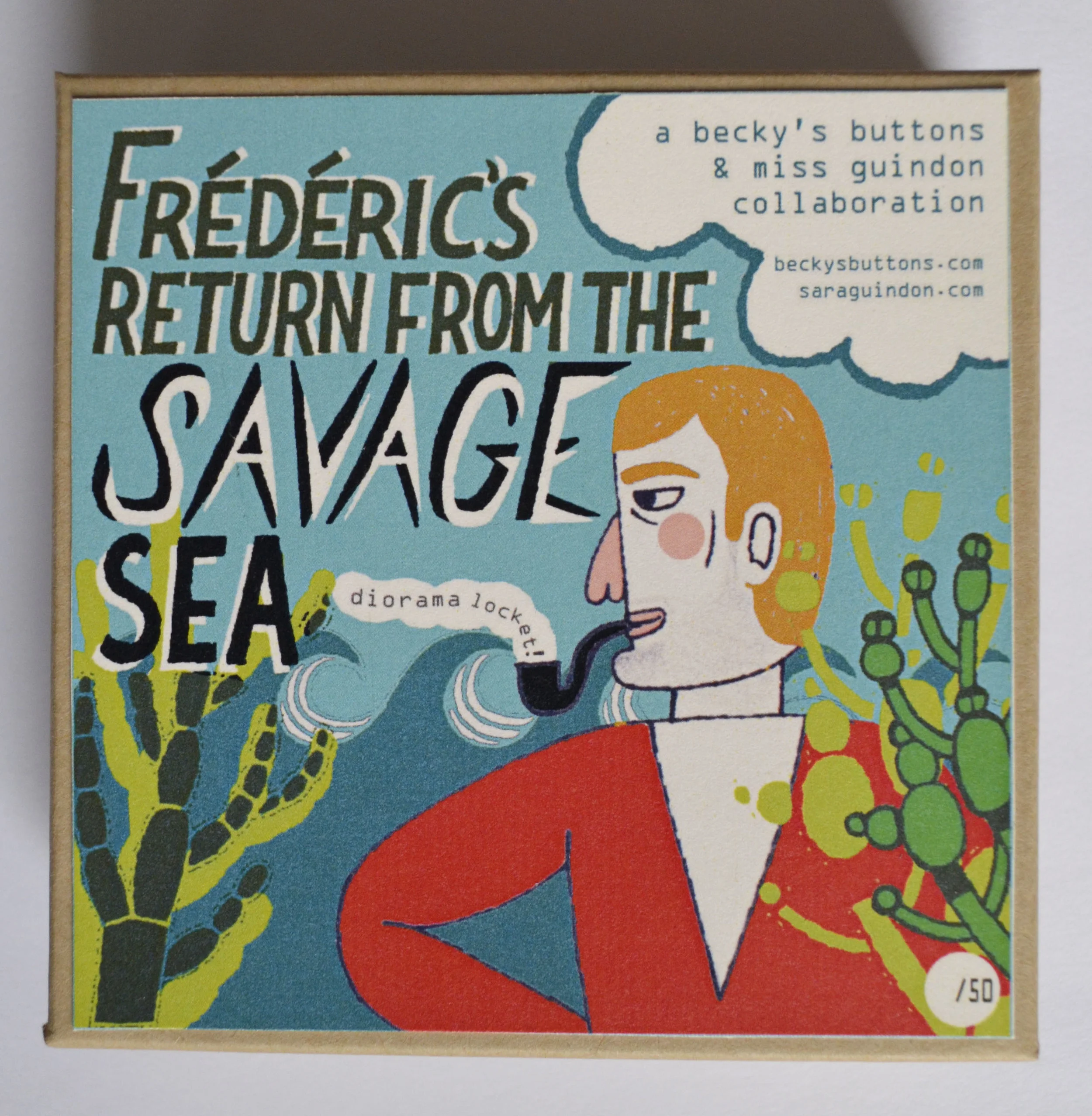 "Frédéric’s Return from the Savage Sea" Diorama Locket