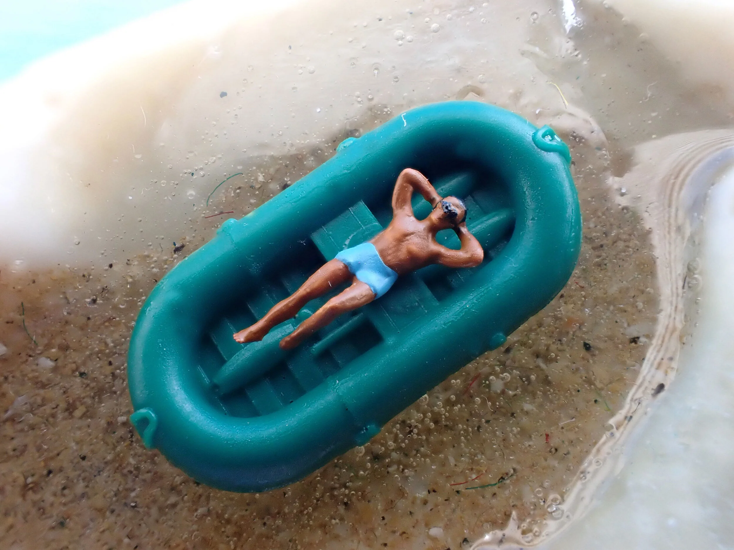 Green-Raft-Blue-Trunks_Miniature-Sculpture_Becky-Wareing-Steele_8_web.jpg