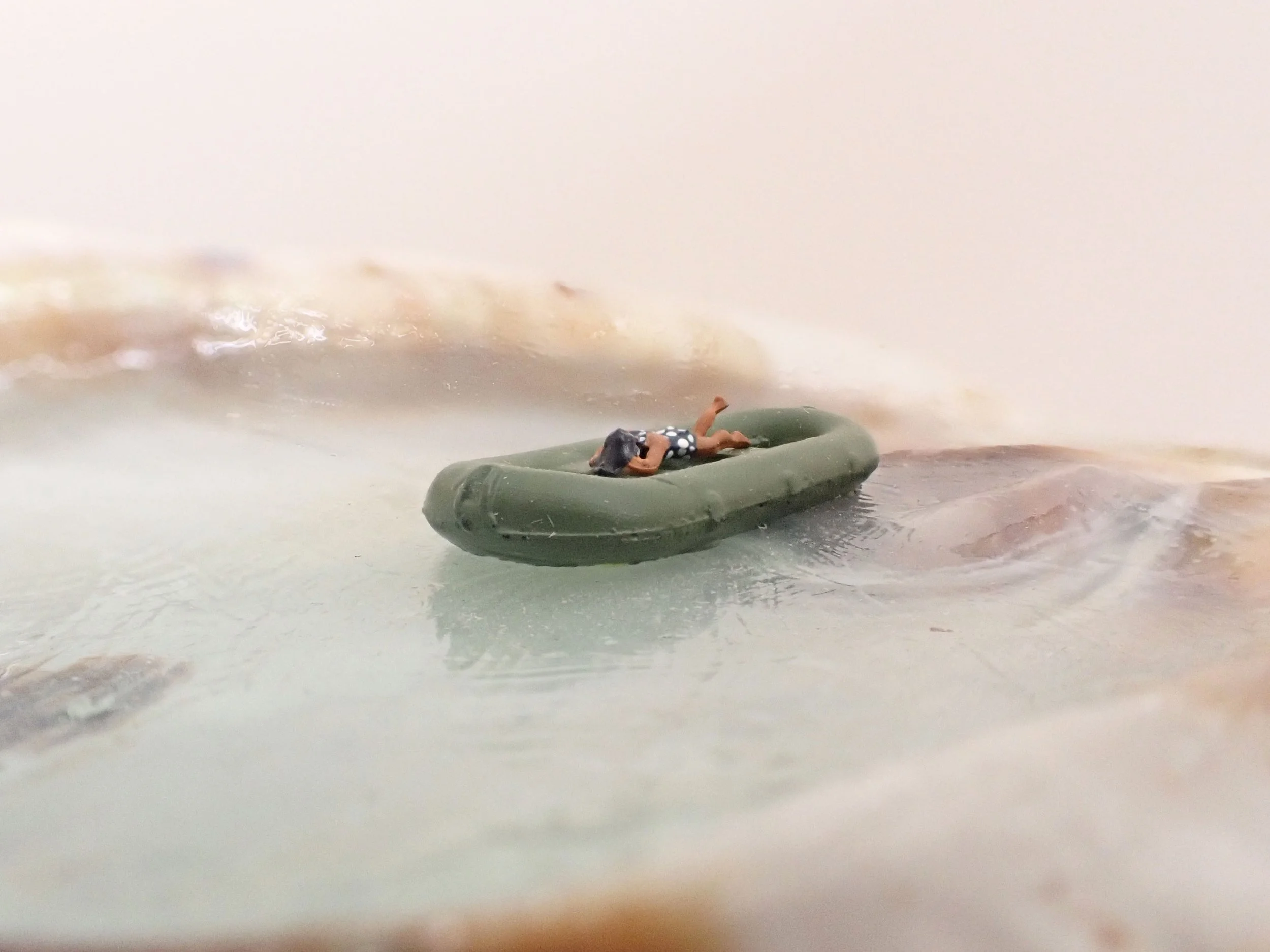 Becky-Wareing-Steele_Seashell-Diorama_Woman-Laying-on-a-Green-Raft_7_web.jpg