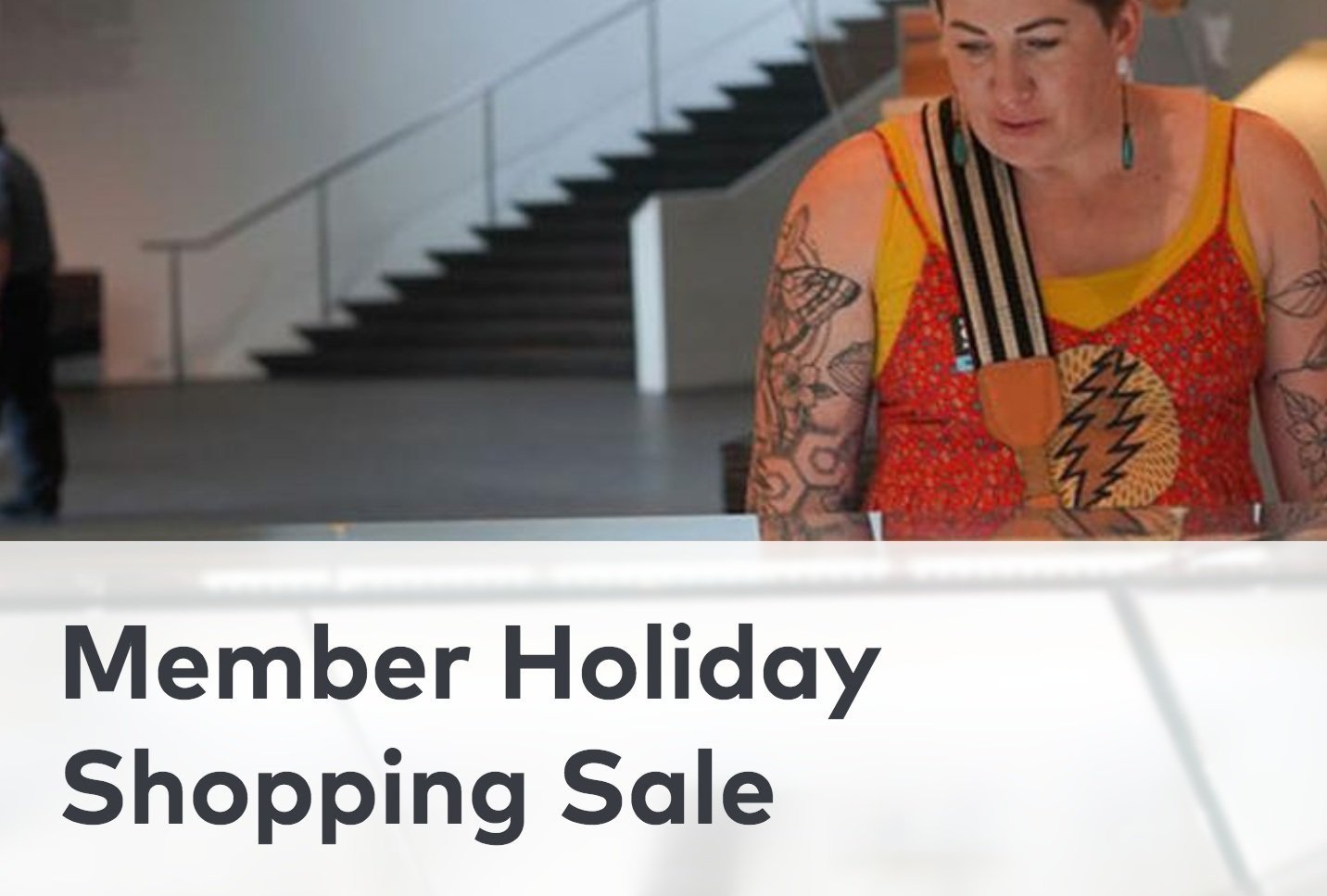 Demo at the DAM Member Holiday Shopping Sale