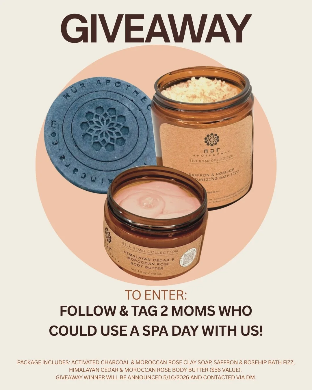 This Mother&rsquo;s Day, we&rsquo;re celebrating the moms who deserve it all ❤️

🌹HOW TO ENTER🌹
1. Follow us 
2. Like this post
3. Tag 2 moms who deserve a self-care package ❤️

Giveaway ends soon- don&rsquo;t miss out!

#mothersday #nurskincare #s